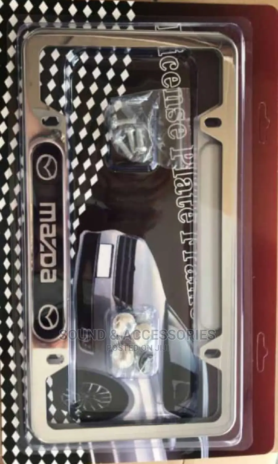 Mazda Silver Color Stainless Plate Number Cover/Frame. in Ojo Vehicle
