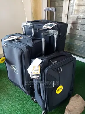 Set of 3 Original Leaves King Traveling Luggage Boxes