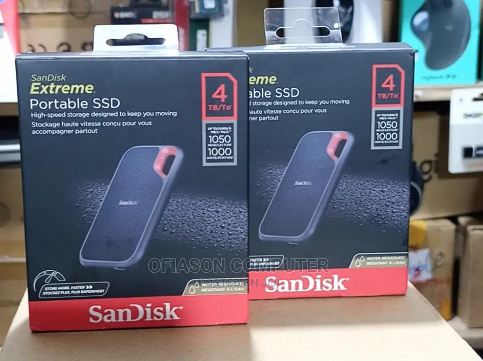 Sandisk Extreme Portable Ssd 4tb (Speed 1050mb)
