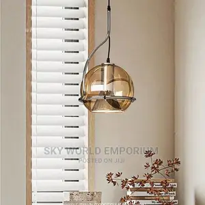 Glass Adjustable Pendant Light
