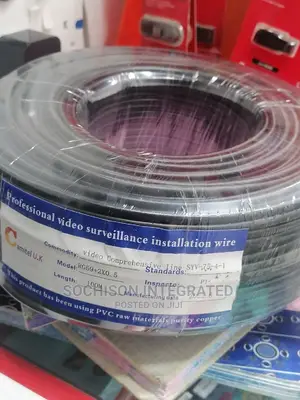 RG59 Camitel U.Kcable and Power Cord 2x0.5 100m