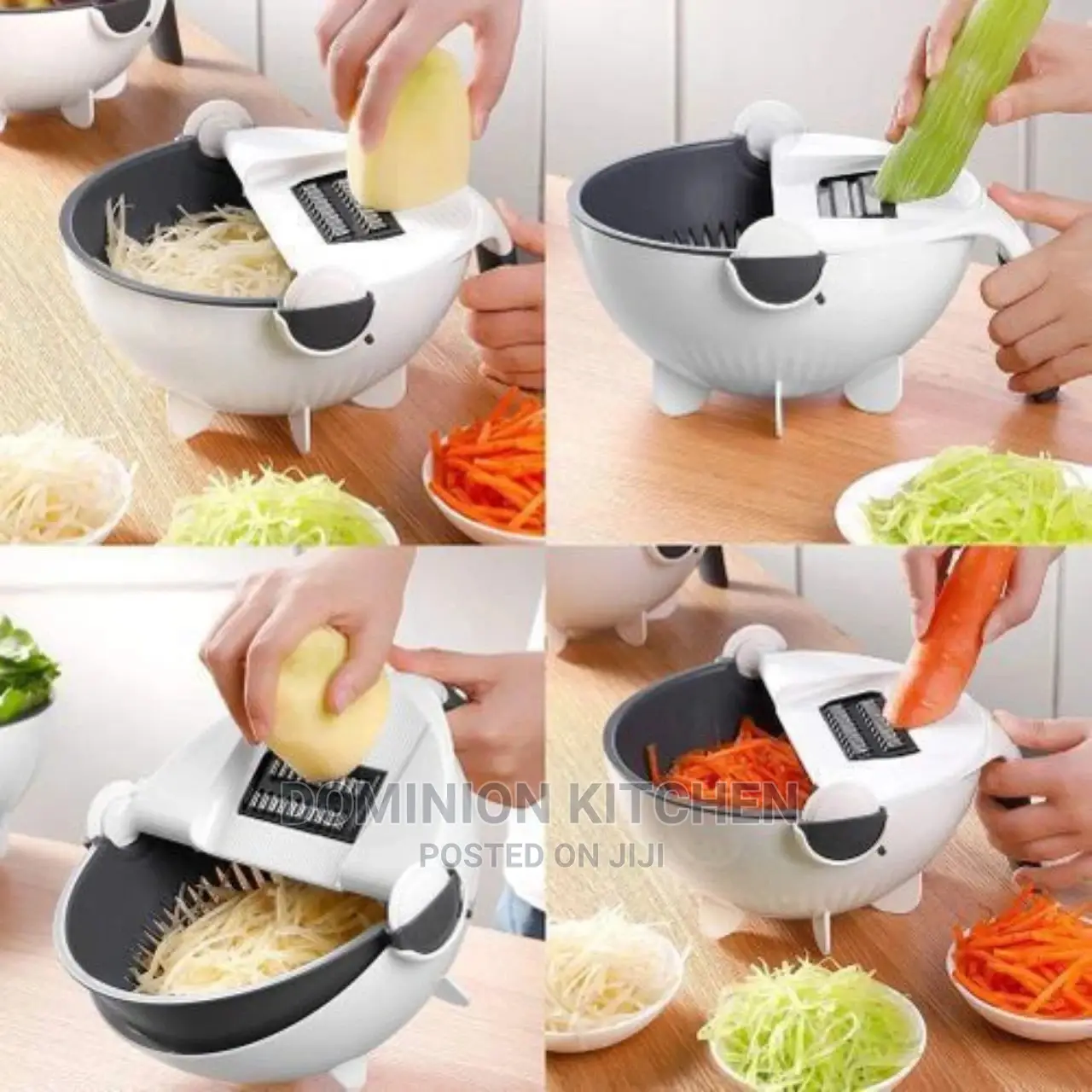 Multi Function 9in 1 Vegetable Cutter/Chopper/Slicer Drain