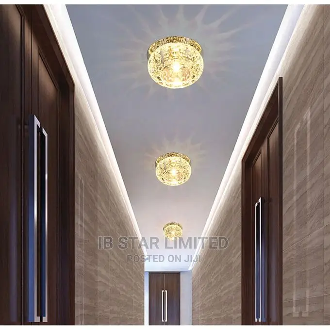 Modern LED Chandelier Mounted Gallery Warm Ceiling Light