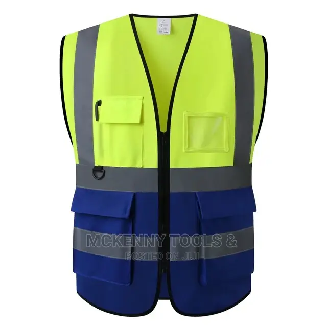 Sfvest High Visibility Reflective Safety Work Vest Security - Mckenny ...