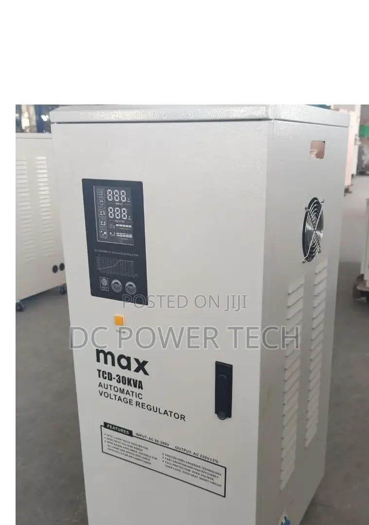 Servo 30kva Stabilizer Input Voltage 80v to 260v