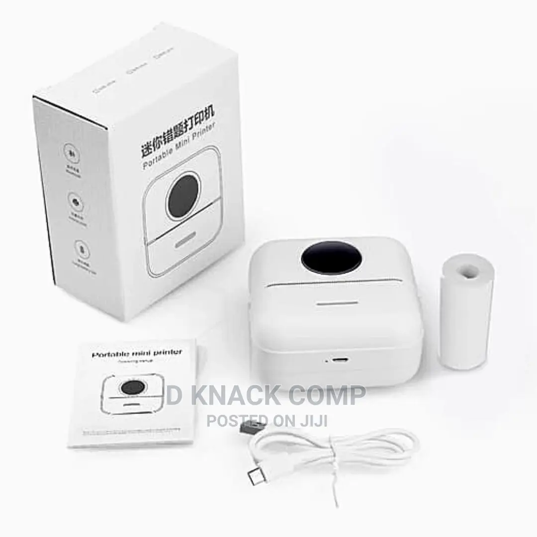 Mini Thermal Printer Wireless Photo Label Printer 58mm