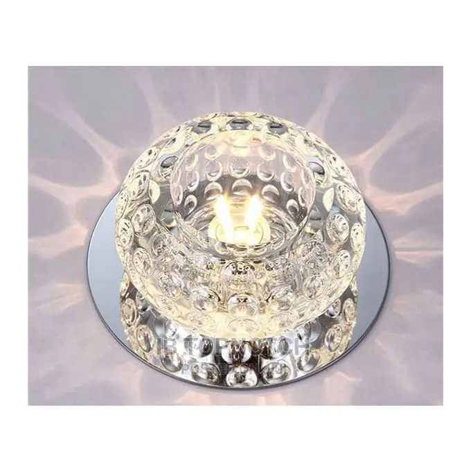 Crystal LED Ceiling Warm Chandelier Spotlight