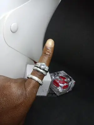 Italian Sterling Silver Wedding Ring - Silver