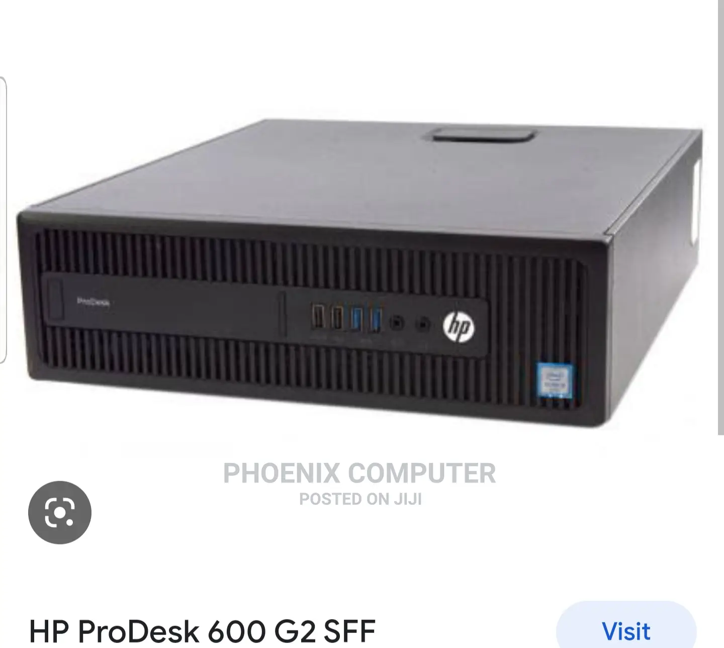 Desktop Computer HP ProDesk 600 8GB Intel Core I5 HDD 500GB