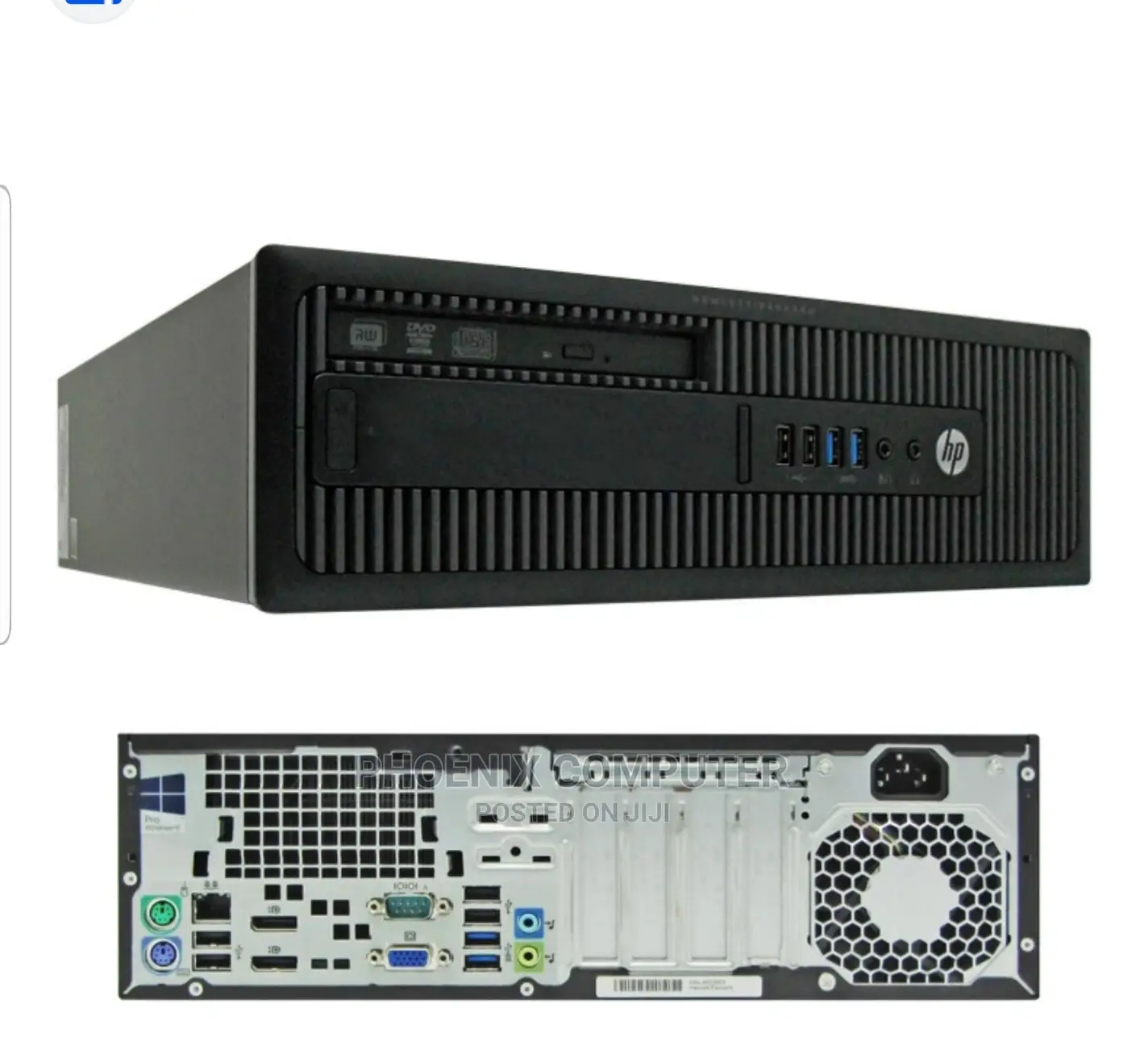 Desktop Computer HP ProDesk 600 8GB Intel Core I5 HDD 500GB