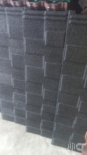 Shingle Black Stone Coated Roofing Tiles Lagos