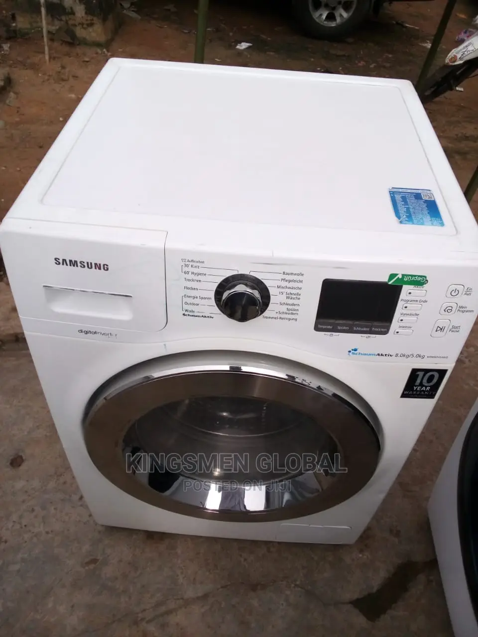 8/5kg Samsung Inverter Front Loader Washer Dryer