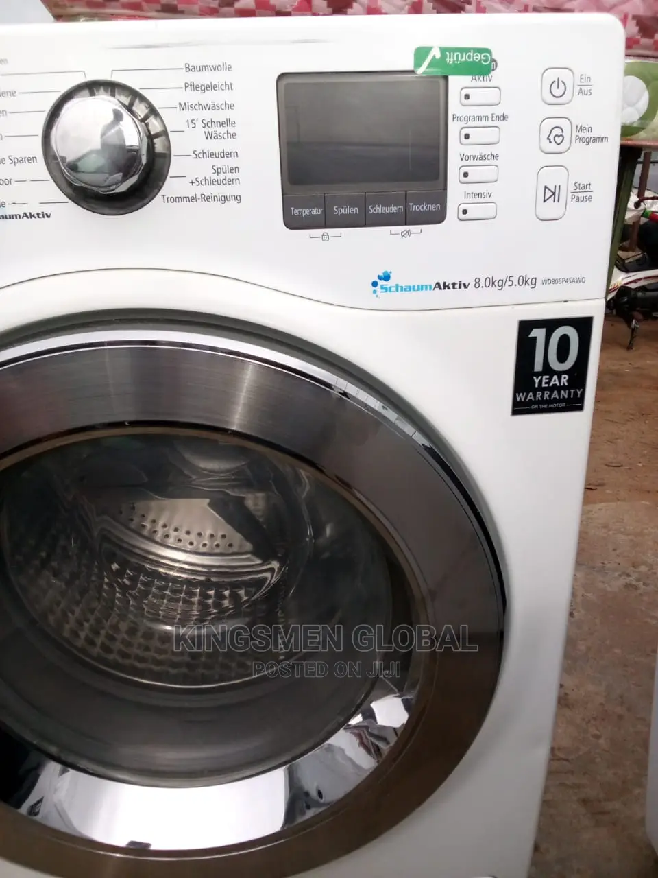 8/5kg Samsung Inverter Front Loader Washer Dryer