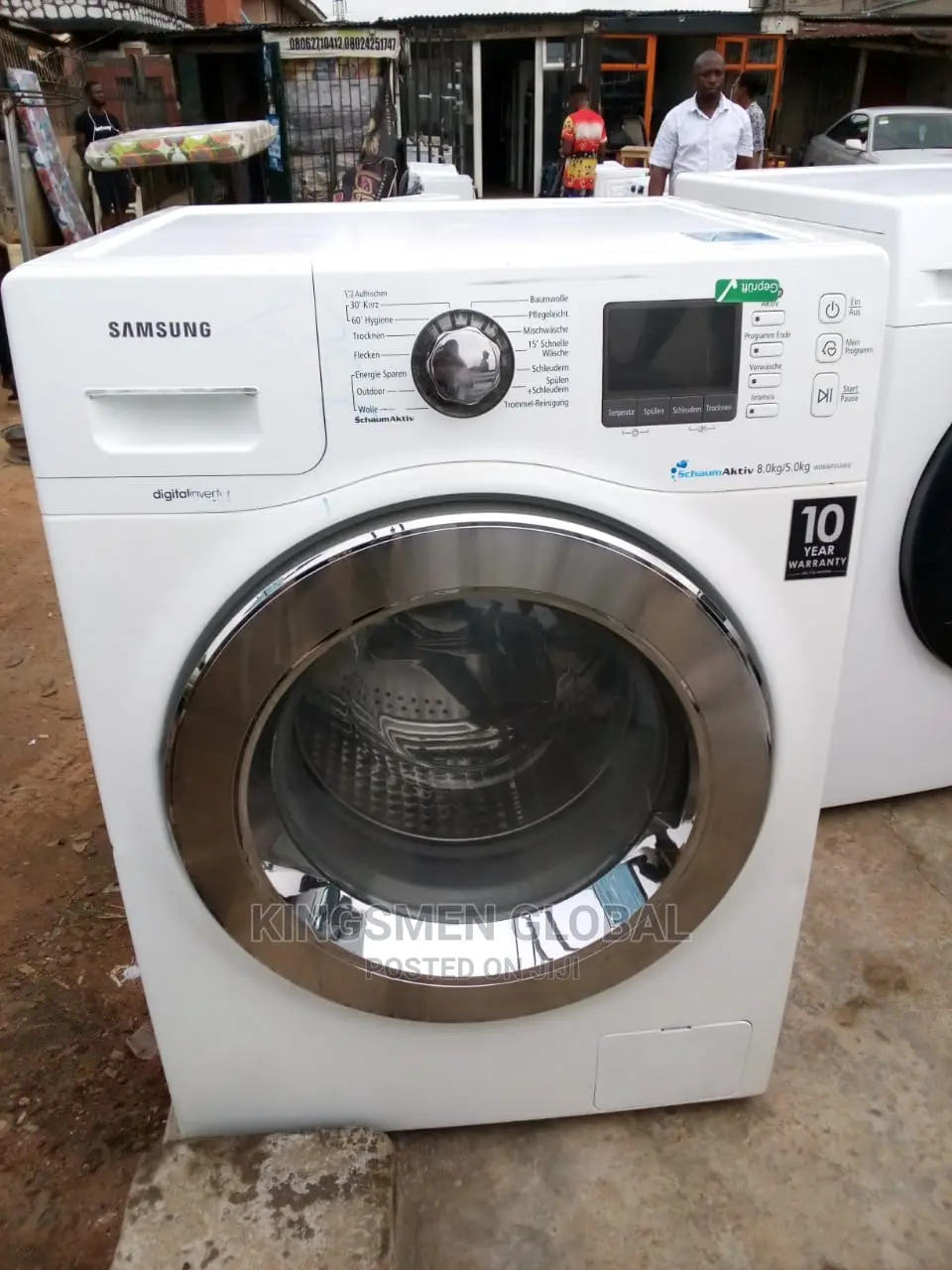 8/5kg Samsung Inverter Front Loader Washer Dryer