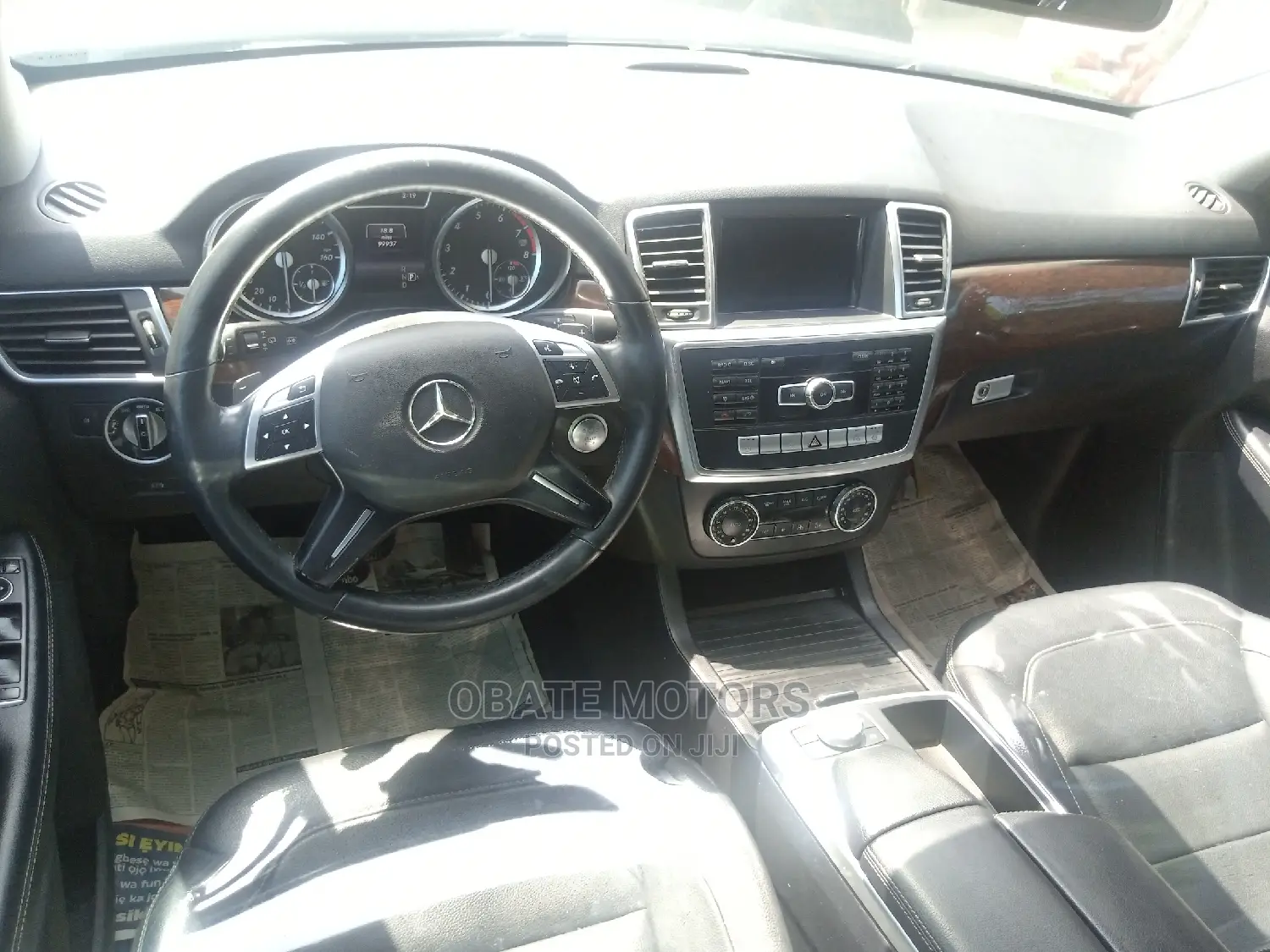 Mercedes-Benz M Class 2014 Silver