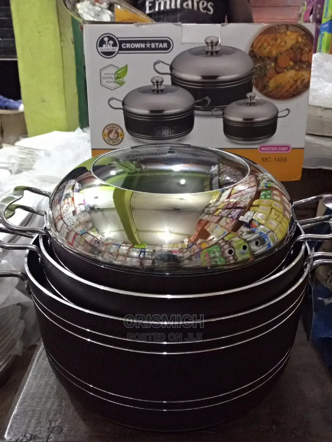 6pcs Non- Stick Pot