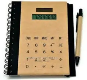 Note Pad With Inbuilt Solar Calculator
