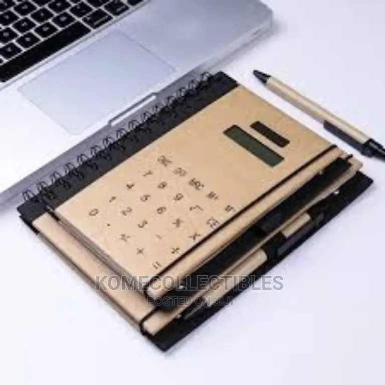 Note Pad With Inbuilt Solar Calculator