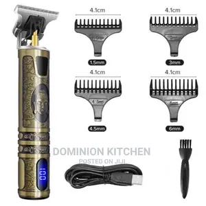 Rechargable Hair Clipper With Minute