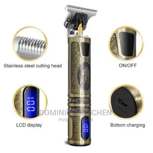 Rechargable Hair Clipper With Minute