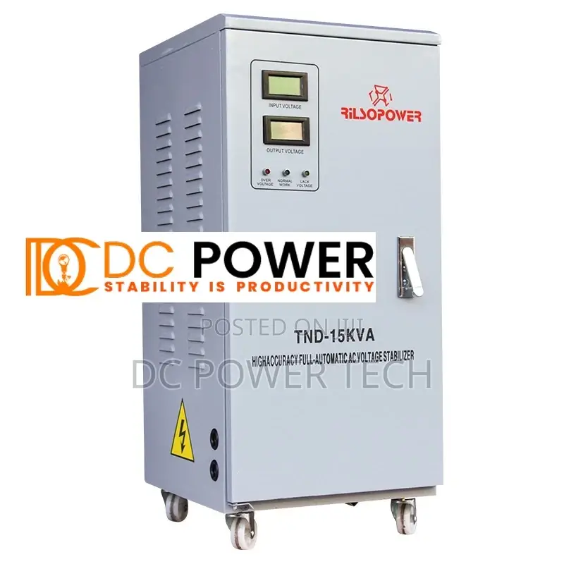 15kva Servo Stabilizer Rilso Input Voltage 90V to 260V