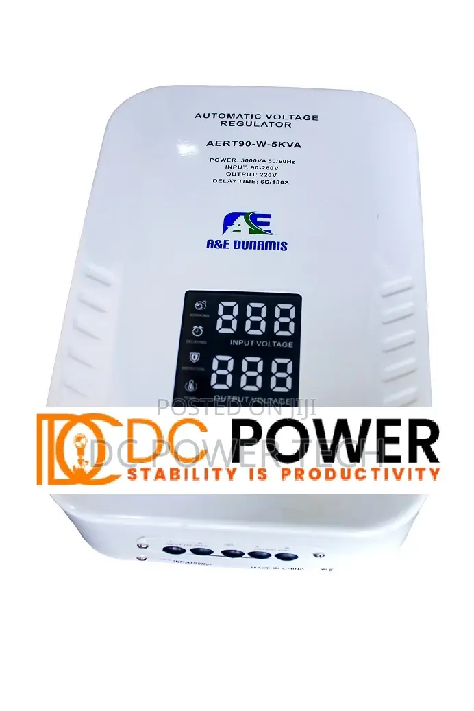 5kva Relay MAX Stabilizer 90v to 280v