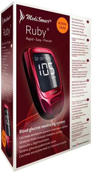 Medismart Ruby Meter ( Blood Sugar Test)