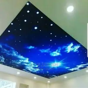 Golden 3D Stretch Ceiling