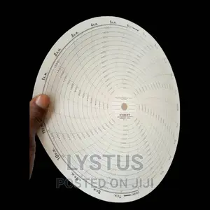 Fx-898689 Foxboro Circular Chart, 24-Hour, 0-1500 Range