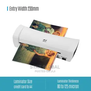 Hot and Cold Laminating Machine Two Rollers for Documents