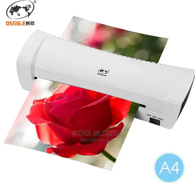 Hot and Cold Laminating Machine Two Rollers for Documents