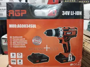 Agp Heavy Duty Cordless Lithium Drill Screw Driver 34V