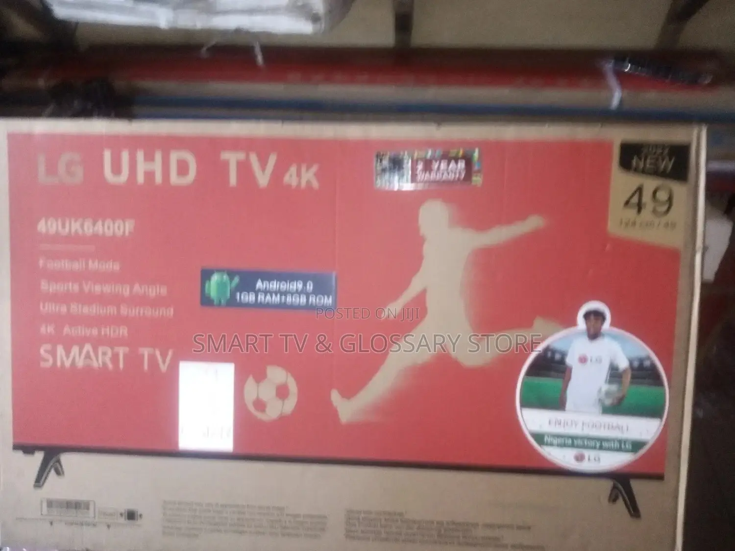 LG Smart Android TV 49knches