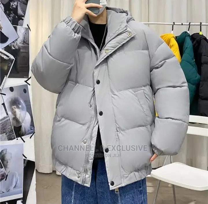 Shiny Winter Coat Men Puffer Down Jacket USA STANDARD
