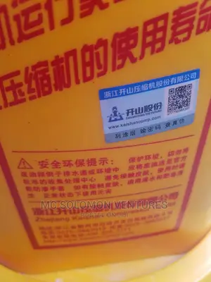 Screw Compressor Oil Very Lite and Good
