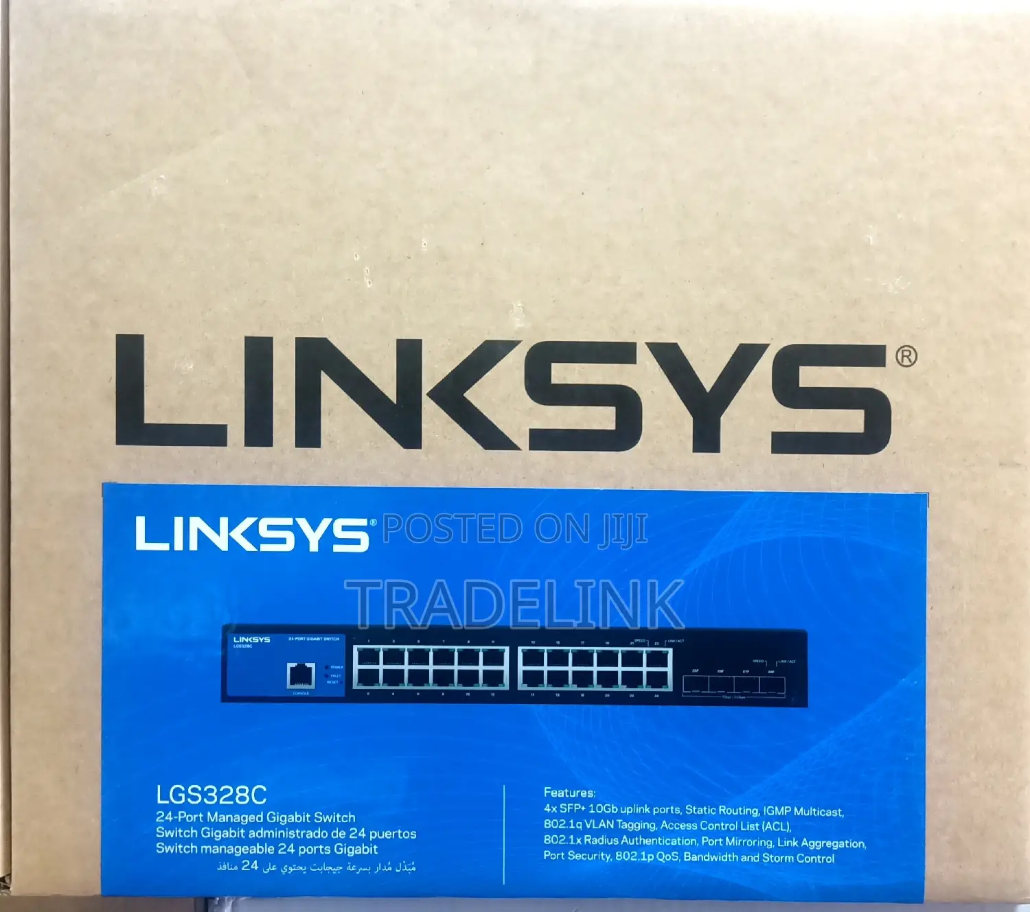 Linksys Lgs328c Gigabit Ethernet Switch