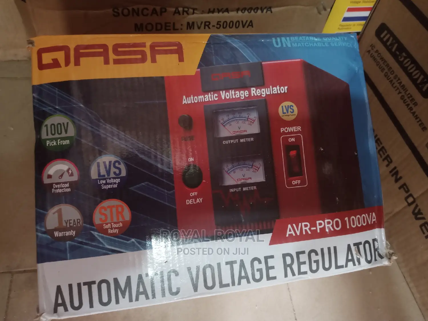 1KVA Qasa Stabilizer (Automatic Voltage Regulator)