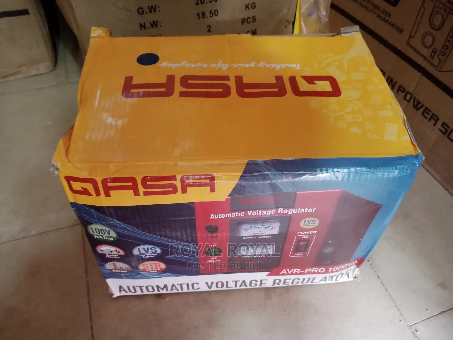 1KVA Qasa Stabilizer (Automatic Voltage Regulator)