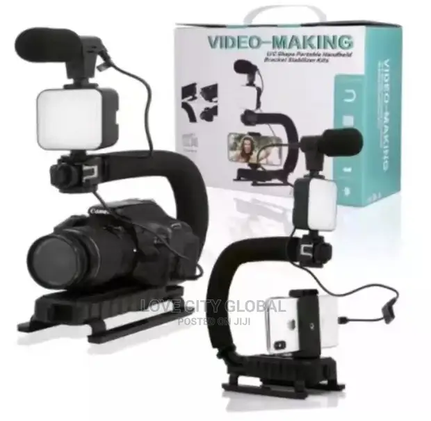 Vlogging Kit Blogging Kit Gimbal for Phone, Cameras in