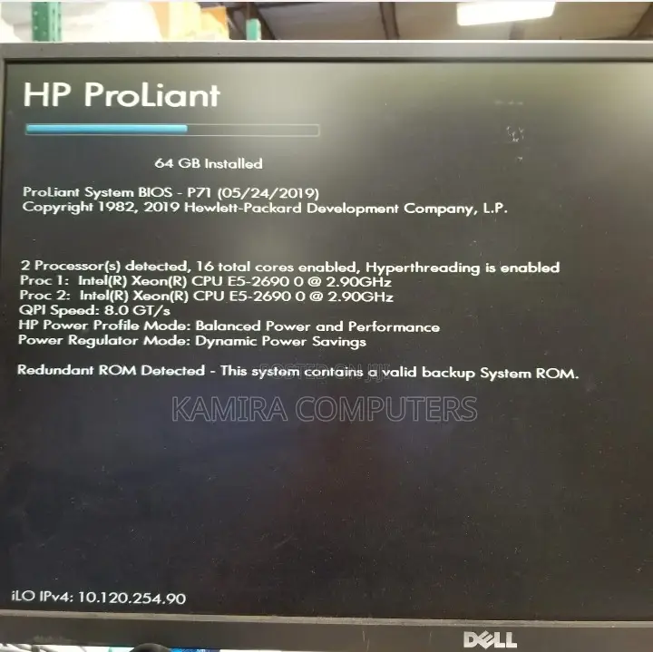 Server HP ProLiant DL 64GB Intel Xeon HDD+SSD 1T