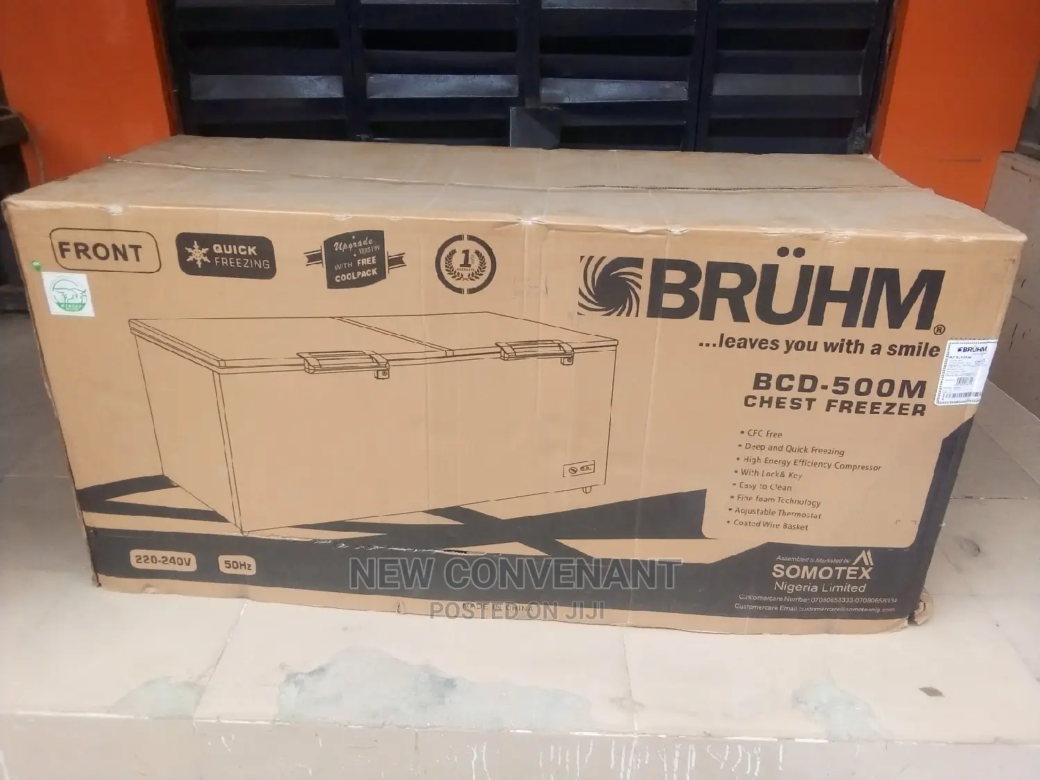 Bruhm Freezer Double Doors