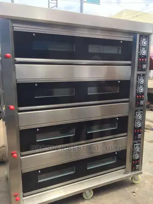 4 Deck 16 Trays Industrial Gas Oven.