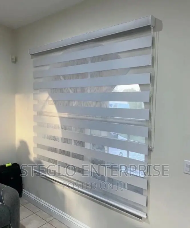 Motorized Day and Night Blind.