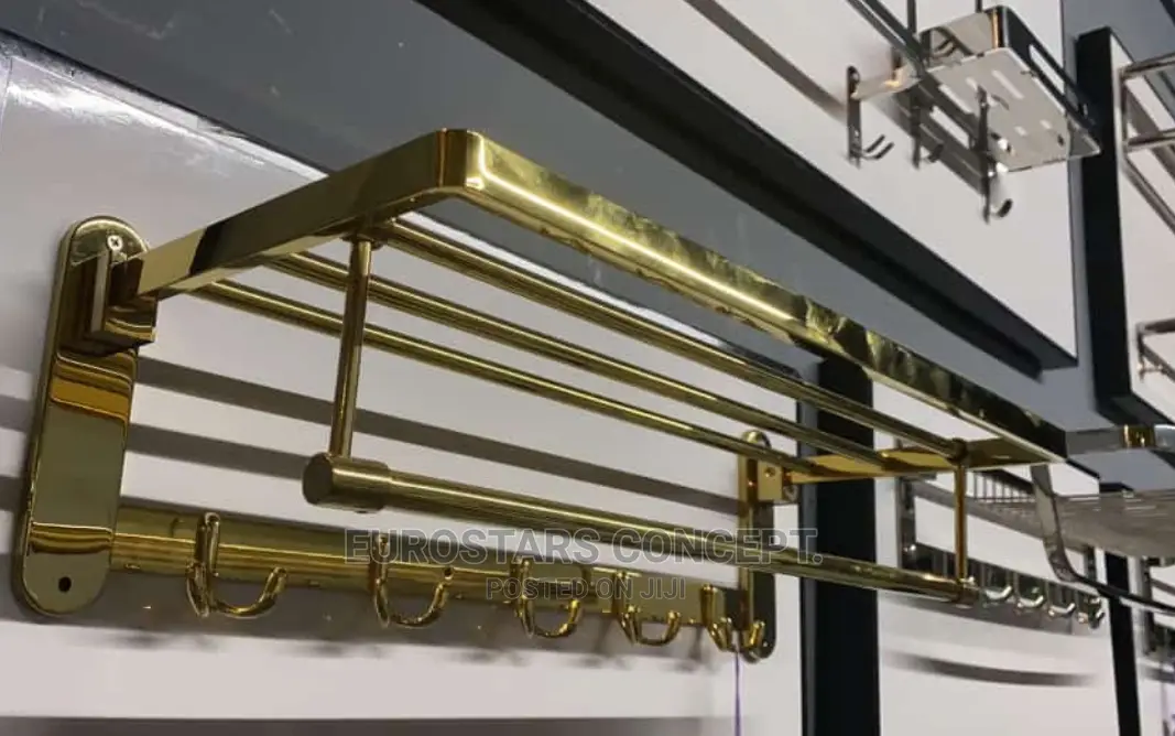 Pure Gold Towel Rack
