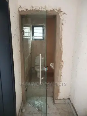 Frameless Toilet Door