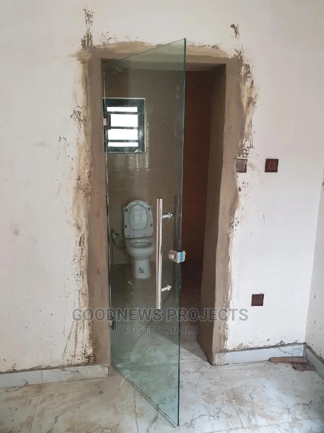 Hinge Toilet Glass Door