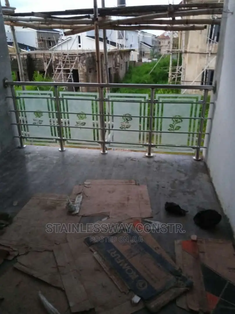 Kitchen Balcony Glass Railing