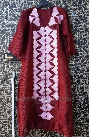 Quality Lace and Ankara Kaftan Dress Gowns