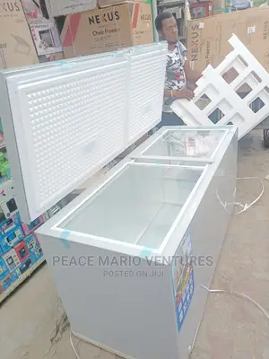 Nexus Double Door Freezer 550litres With Transparent Glass