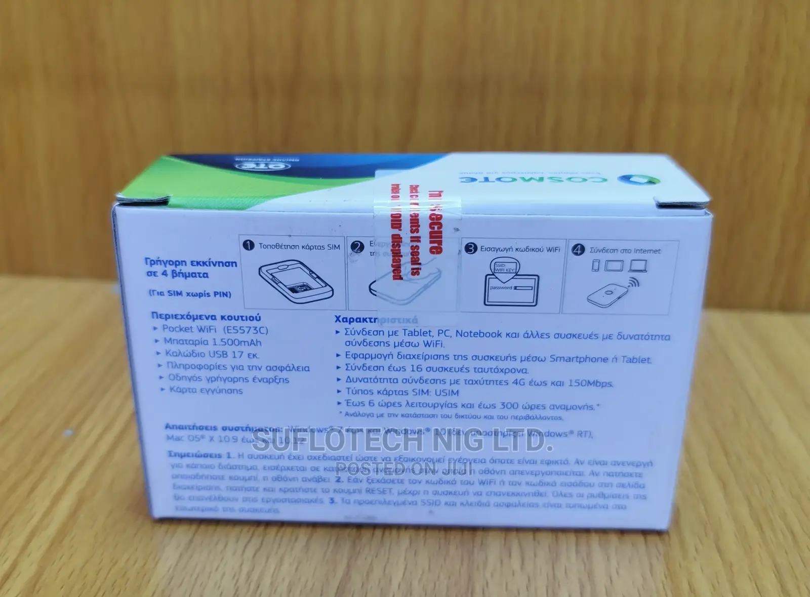 Huawei E5573cs-322 Cat4 Cosmate